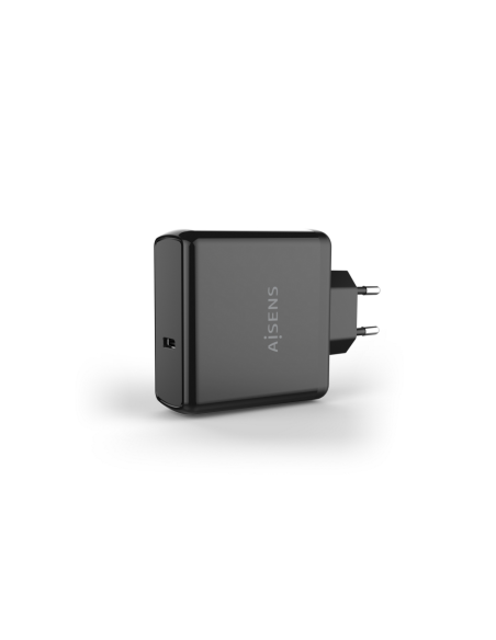 AISENS Cargador PD3.0 QC3.0 1 Puerto 1xUSB-C 60W, Negro