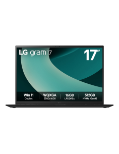 LG 17Z90T-G.AD8BB ordenador portatil Intel Core Ultra 7 255H Portátil 43,2 cm (17") WQXGA 32 GB LPDDR5x-SDRAM 2 TB Unidad de dis