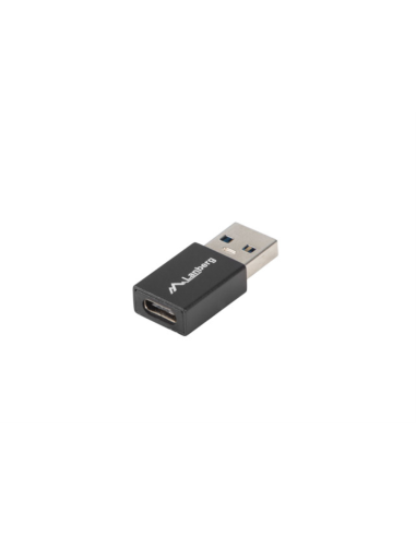 Lanberg AD-UC-UA-01 cambiador de género para cable USB 3.0 Type A USB 3.0 Type C Negro