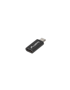 Lanberg AD-UC-UM-01 cambiador de género para cable Micro-USB 2.0 Type B USB 2.0 Type C Negro
