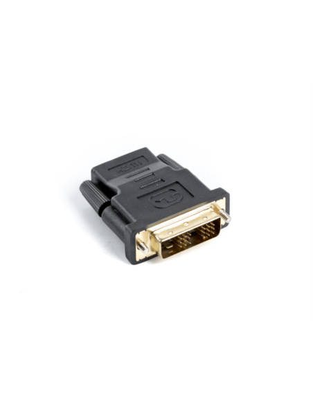 Lanberg AD-0013-BK cambiador de género para cable HDMI DVI-D 18+1 Single Link Negro