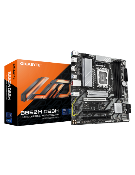 GIGABYTE B860M DS3H placa base Intel B860 LGA 1851 (Socket V1) micro ATX