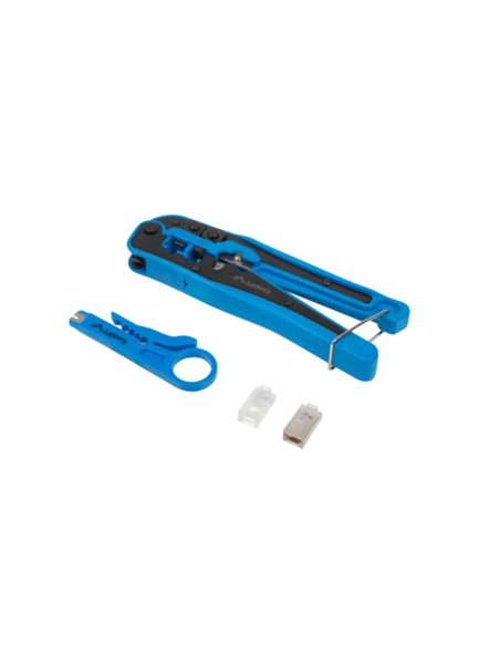 Lanberg NT-0303 crimpadora Juego de herramientas Negro, Azul