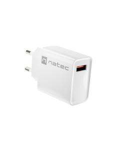 NATEC RIBERA Universal Blanco Corriente alterna Carga rápida Interior