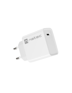 NATEC RIBERA Universal Blanco Corriente alterna Carga rápida Interior