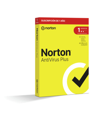 Norton AntiVirus Plus Seguridad de antivirus Base Español 1 licencia(s) 1 año(s)