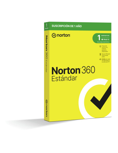 Norton 360 Standard Seguridad de antivirus Base Español 1 licencia(s) 1 año(s)