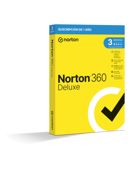 Norton 360 Deluxe Seguridad de antivirus Base Español 1 licencia(s) 1 año(s)