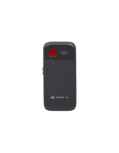 Trevi Sicuro 10 4,5 cm (1.77") Negro Teléfono para personas mayores