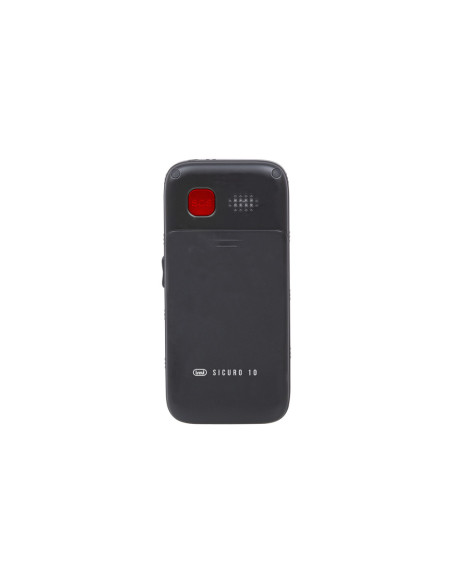 Trevi Sicuro 10 4,5 cm (1.77") Negro Teléfono para personas mayores