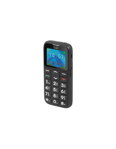 Trevi Sicuro 10 4,5 cm (1.77") Negro Teléfono para personas mayores