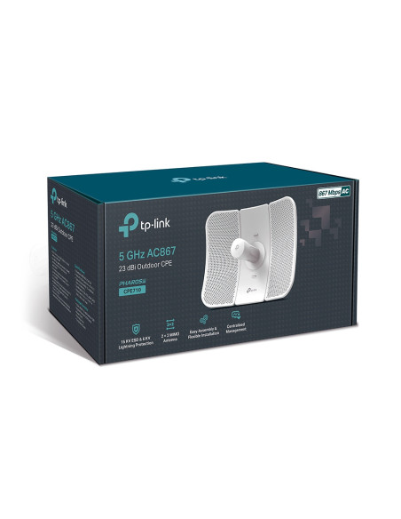 TP-Link CPE710 antena para red Antena direccional PoE/LAN 23 dBi