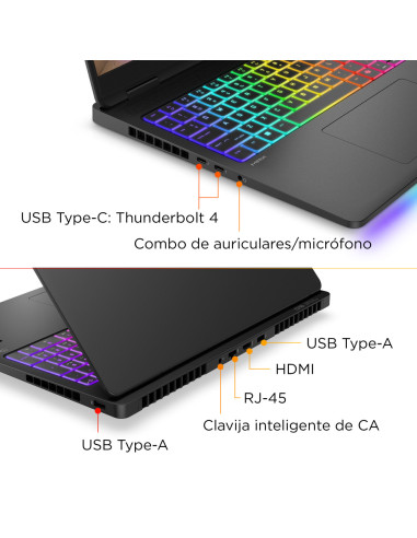 HP OMEN MAX Gaming 16-ak0001ns Copilot+ PC AMD Ryzen AI 9 375 Portátil 40,6 cm (16") WQXGA 32 GB DDR5-SDRAM 1 TB SSD NVIDIA GeFo
