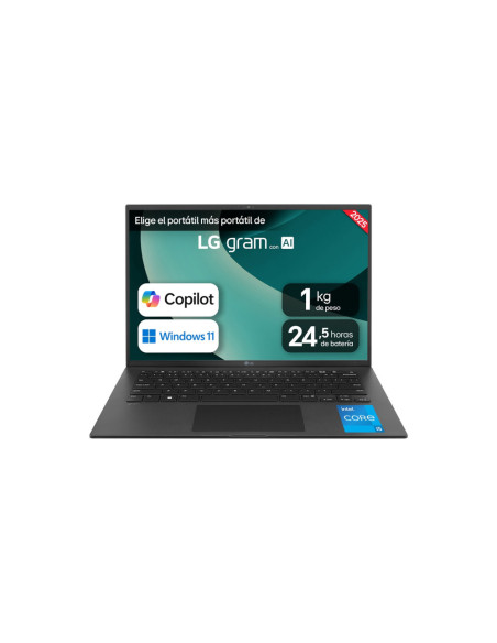 LG Gram 14Z90RU-G.AA55B ordenador portatil Intel® Core™ i5 i5-1334U Portátil 35,6 cm (14") WUXGA 16 GB LPDDR5-SDRAM 512 GB SSD W