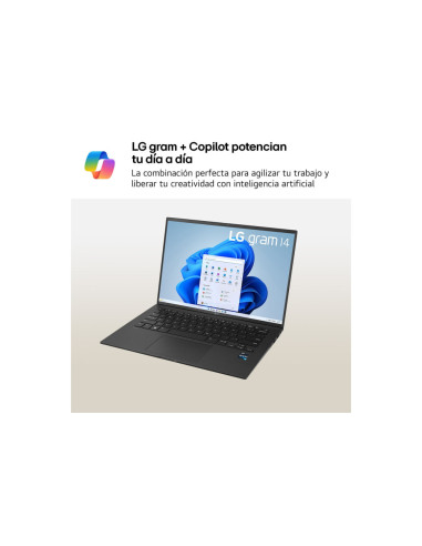 LG Gram 14Z90RU-G.AA55B ordenador portatil Intel® Core™ i5 i5-1334U Portátil 35,6 cm (14") WUXGA 16 GB LPDDR5-SDRAM 512 GB SSD W