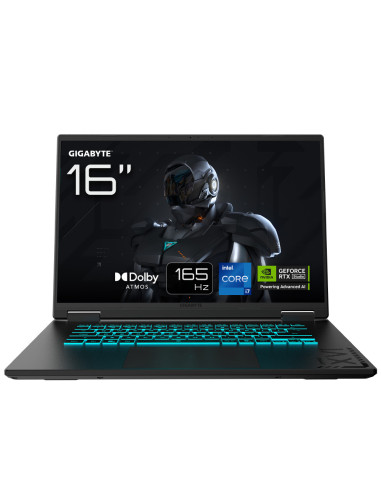 GIGABYTE GAMING A16 CTHI3PT894SD ordenador portatil Intel® Core™ i7 40,6 cm (16") DDR5-SDRAM NVIDIA GeForce RTX 5050 Wi-Fi 6E (8