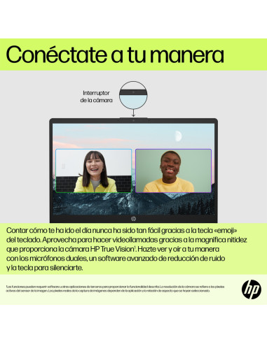 HP 15-fd0359ns Intel® Core™ i3 i3-N305 Portátil 39,6 cm (15.6") Full HD 8 GB DDR4-SDRAM 512 GB SSD Wi-Fi 6 (802.11ax) Windows 11