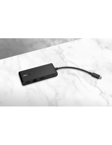 ASUS Dual 4K USB-C Dock DC201 Alámbrico USB 3.2 Gen 2 (3.1 Gen 2) Type-C Negro