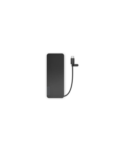Lenovo 4X11N40212 base para portátil y replicador de puertos Alámbrico USB 3.2 Gen 1 (3.1 Gen 1) Type-C Negro