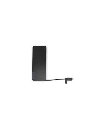 Lenovo 4X11N40212 base para portátil y replicador de puertos Alámbrico USB 3.2 Gen 1 (3.1 Gen 1) Type-C Negro