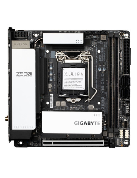 GIGABYTE Z590I VISION D placa base Intel Z590 LGA 1200 (Socket H5) mini ITX