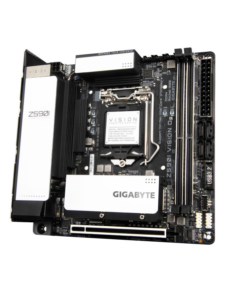 GIGABYTE Z590I VISION D placa base Intel Z590 LGA 1200 (Socket H5) mini ITX