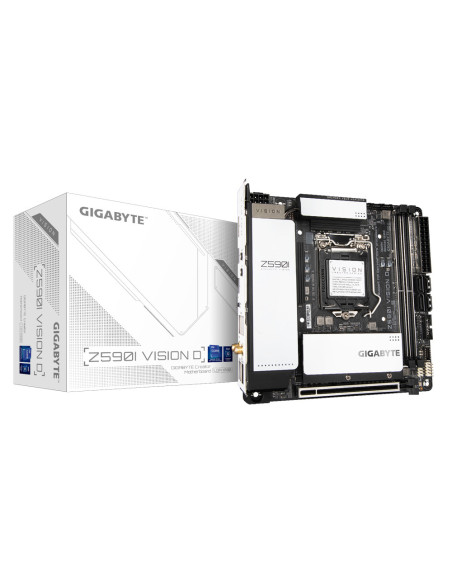 GIGABYTE Z590I VISION D placa base Intel Z590 LGA 1200 (Socket H5) mini ITX