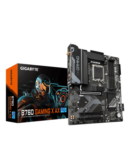 GIGABYTE B760 GAMING X AX Placa Base - Compatible con procesadores Intel Core de 14ª generación, VRM digital de 8+1+1 fases, has