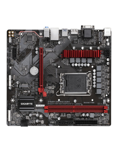 GIGABYTE B760M GAMING DDR4 Placa base - Soporta CPUs Intel Core de 14ª generación, VRM digital de 6+2+1 fases, hasta 5333MHz DDR