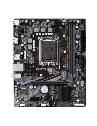 GIGABYTE H610M K DDR4 Placa base - Compatible con procesadores Intel Core 14th Gen CPUs, 3+1+1 Phases Hybrid Power Design, up to