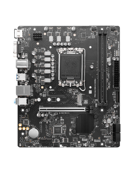 MSI PRO H610M-E DDR4 placa base Intel H610 LGA 1700 micro ATX