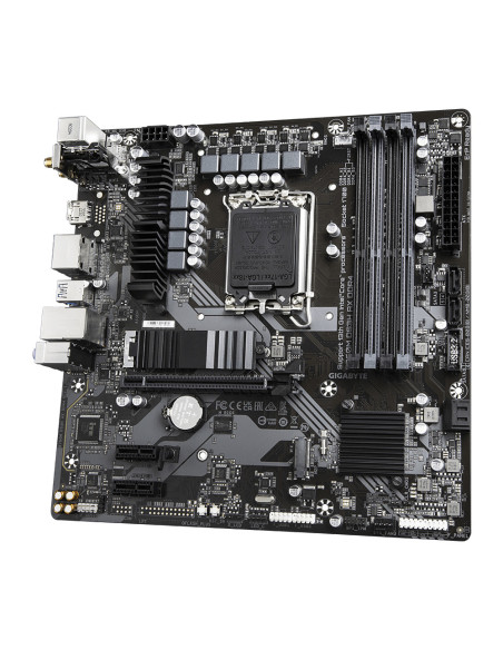 GIGABYTE B760M DS3H AX DDR4 Placa base - Soporta CPUs Intel Core de 14ª generación, VRM digital de 6+2+1 fases, hasta 5333MHz DD