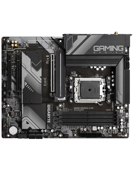 GIGABYTE B650 GAMING X AX Placa base - Compatible con procesadores AMD Serie 9000, VRM digital de 8+2+2 fases, hasta 8000 MHz DD