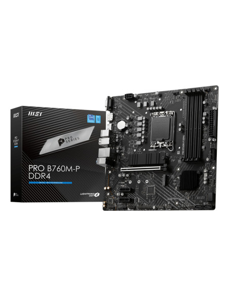 MSI PRO B760M-P DDR4 placa base Intel B760 LGA 1700 micro ATX