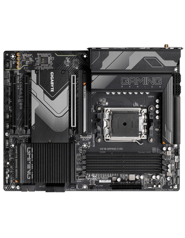 GIGABYTE X670 GAMING X AX Placa base - Compatible con AMD Ryzen 9000 Series CPUs, 16+2+2 Phases Digital VRM, up to 8000MHz DDR5 