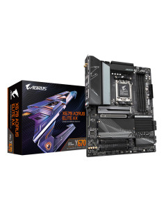 GIGABYTE X670 AORUS ELITE AX Placa base - Compatible con AMD Ryzen 9000 Series CPUs, 16+2+2 Phases Digital VRM, up to 8000MHz DD