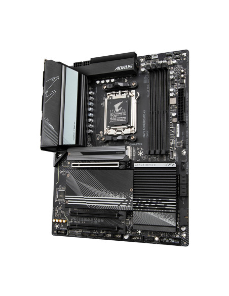 GIGABYTE X670 AORUS ELITE AX Placa base - Compatible con AMD Ryzen 9000 Series CPUs, 16+2+2 Phases Digital VRM, up to 8000MHz DD