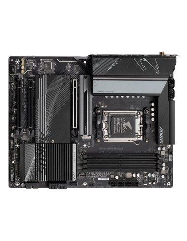 GIGABYTE X670 AORUS ELITE AX Placa base - Compatible con AMD Ryzen 9000 Series CPUs, 16+2+2 Phases Digital VRM, up to 8000MHz DD