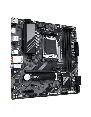 GIGABYTE B650M D3HP Placa base - AMD Ryzen serie 9000, VRM de 5+2+2 fases, hasta 7600 MHz DDR5 (OC), 2xPCIe 4.0 M.2, LAN 2,5 GbE
