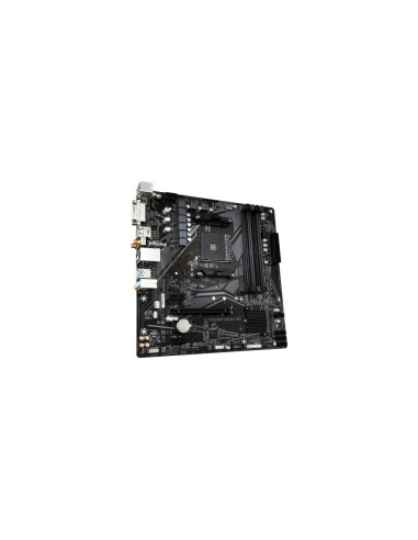 GIGABYTE A520M DS3H AC Placa Base - Procesadores AMD Ryzen Serie 5000, VRM de 5+3 fases, hasta 4733 MHz DDR5 (OC), 1xPCIe 3.0 M.