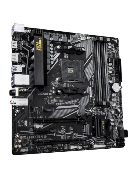 GIGABYTE B550M DS3H AC R2 Placa base - Procesadores AMD Ryzen 5000, VRM de 5+3 fases, hasta 4733 MHz DDR4 (O.C.), 1x M.2 PCIe 4.