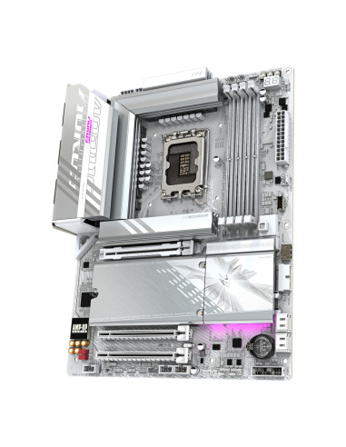 GIGABYTE Placa base Z890 AORUS ELITE WIFI7 ICE - Compatible con CPUs Intel Core Ultra (Serie 2), VRM de 16+1+2 fases, hasta 8800