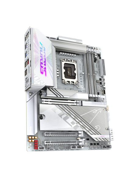 GIGABYTE Placa base Z890 AORUS PRO ICE - Compatible con CPUs Intel Core Ultra (Serie 2), VRM de 16+1+2 fases, hasta 9500MHz DDR5