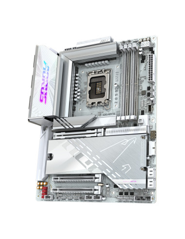 GIGABYTE Placa base Z890 AORUS PRO ICE - Compatible con CPUs Intel Core Ultra (Serie 2), VRM de 16+1+2 fases, hasta 9500MHz DDR5
