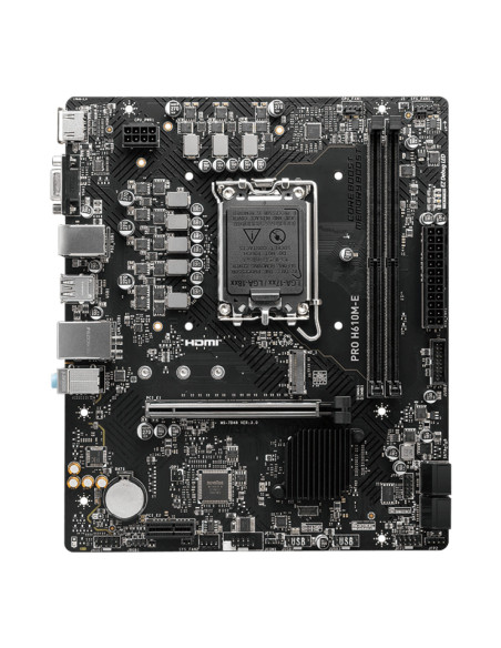 MSI PRO H610M-E placa base Intel H610 LGA 1700 micro ATX
