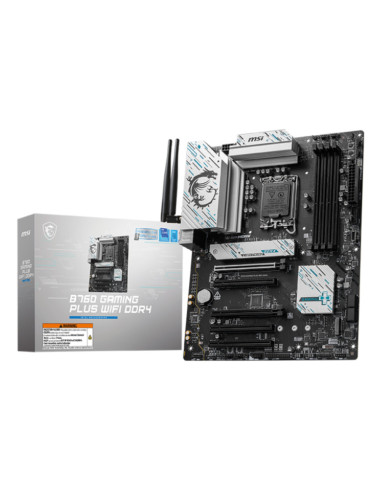 MSI B760 GAMING PLUS WIFI DDR4 placa base Intel B760 LGA 1700 ATX