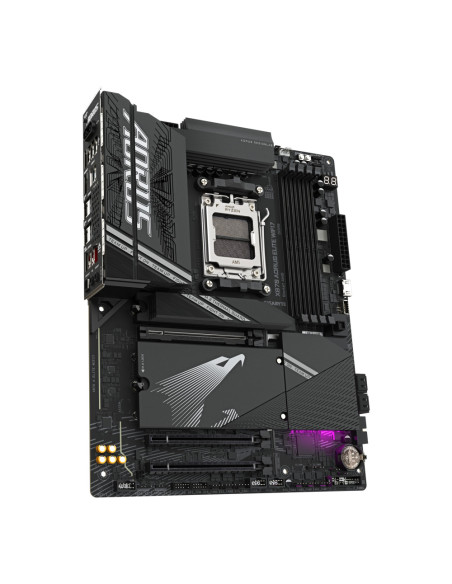 GIGABYTE X870 AORUS ELITE WIFI7 Placa Base - Compatible con CPUs AMD Ryzen 9000, 16+2+2 fases VRM, hasta 8000MHz DDR5 (OC), 3xPC