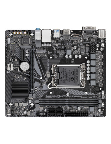 GIGABYTE H610M H V3 DDR4 Placa base - Compatible con procesadores Intel Core 14th CPUs, 4+1+1 Hybrid Phases Digital VRM, up to 3