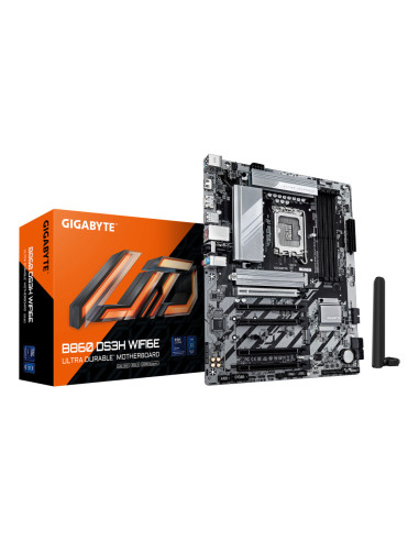 GIGABYTE B860 DS3H WIFI6E placa base Intel B860 LGA 1851 (Socket V1) ATX