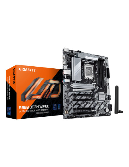 GIGABYTE B860 DS3H WIFI6E placa base Intel B860 LGA 1851 (Socket V1) ATX